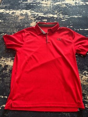 Under Armour Bright Red Men's Performance Polo